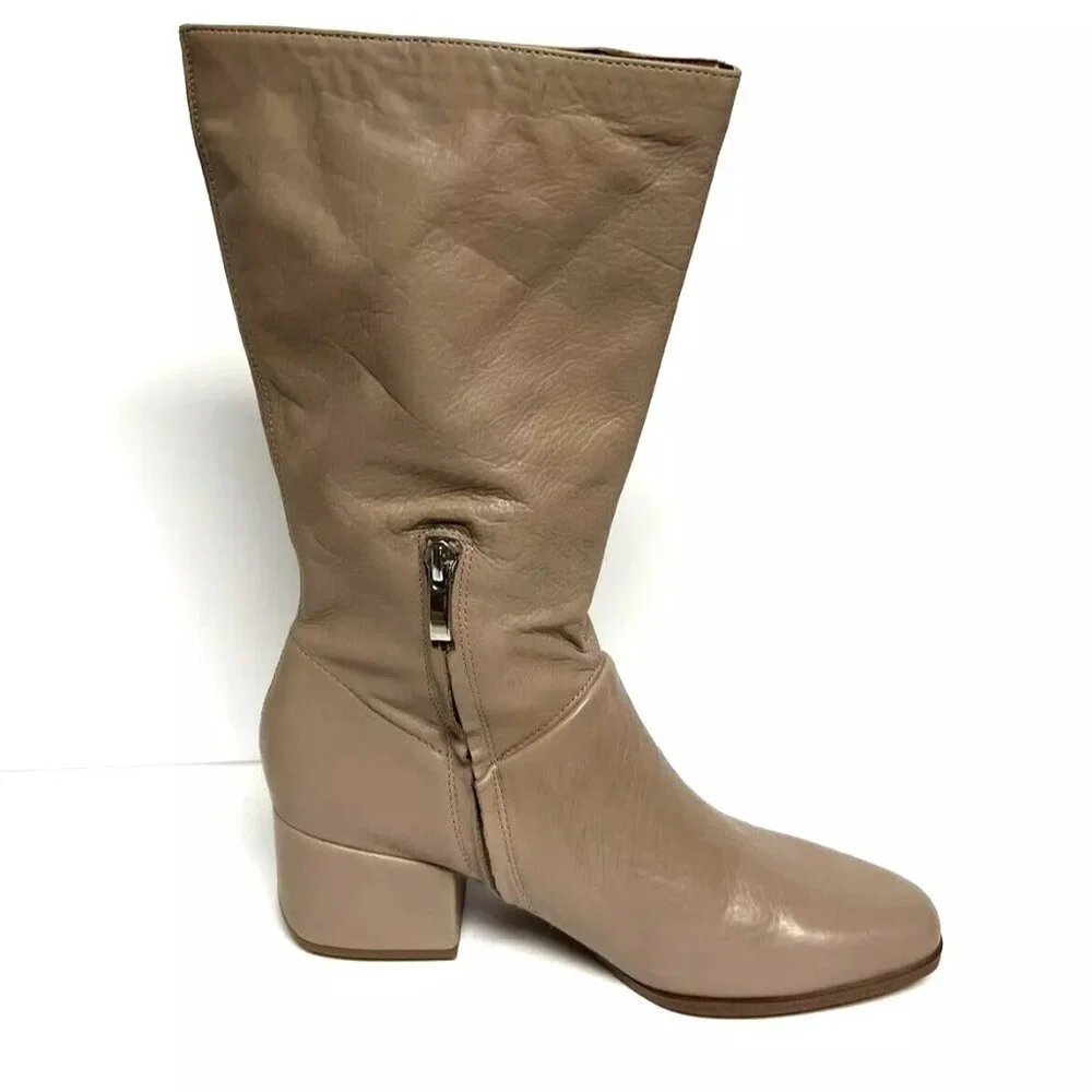 Franco Sarto Womens Jaxine Boot Beige Size 7.5 M